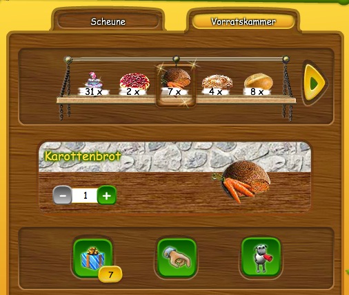 Vorratskammer Buttons