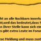 Seltsame Rundmails im Spiel ignorieren!