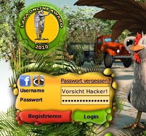 Accountsicherheit Farmerama