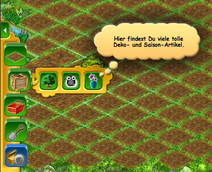 Neues Farmerama Menu