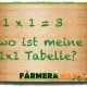 Zuchtställe und Werkstuben Tabelle