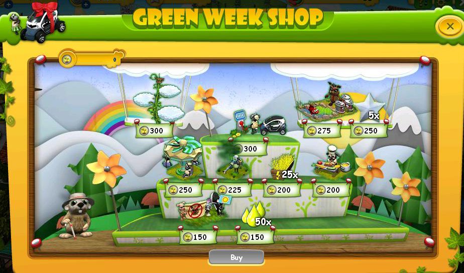 GreenSeven Event: Shop Items