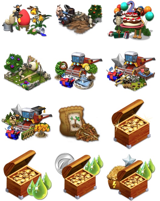 Neue Farmerama Icons 2