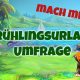 Umfrage zum Frühlingsurlaub