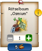 Osmium Setzling